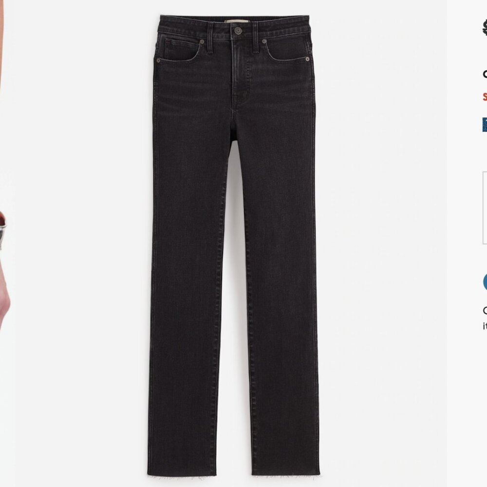 Madewell Petite Curvy Stovepipe Jean